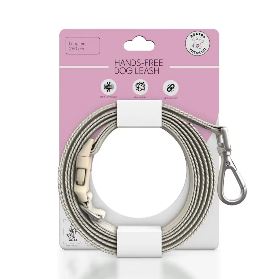 Lesa Hands-free ultra-usoara din policoton Doctor Totolici, culoare Oat Milk