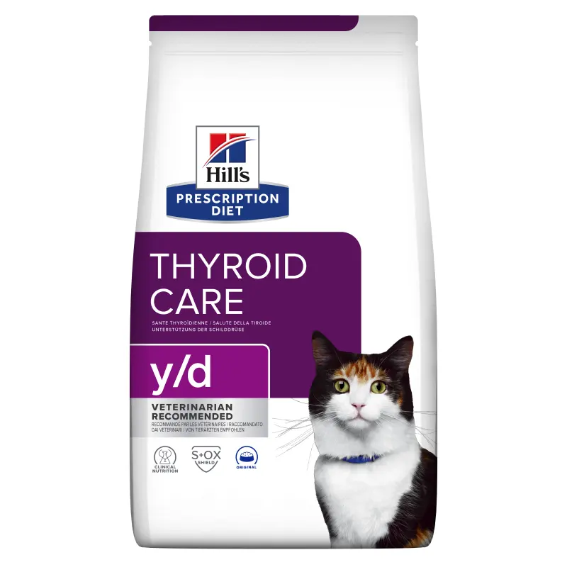 Hill's Prescription Diet Feline y/d Thyroid Care, 1.5 kg