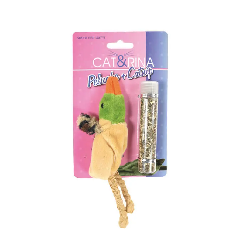 Jucarie pisica - Rata cu iarba pisicii