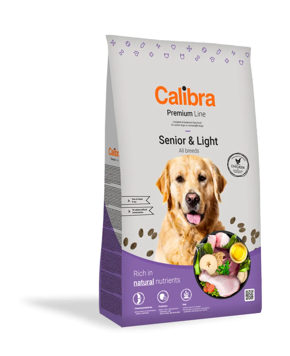 Calibra Dog Premium Line Senior & Light, 3 kg