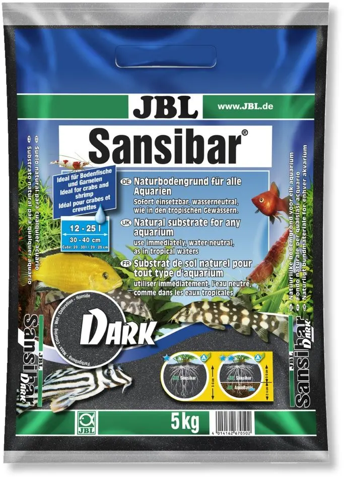Nisip natural JBL Sansibar BLACK 5 kg