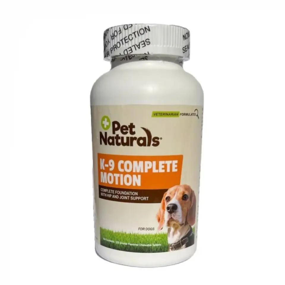 PET NATURALS K-9 Complete Motion, supliment sistem articular câini, Pui, comprimate