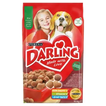 Hrana uscata pentru caini Darling cu vita 10 kg