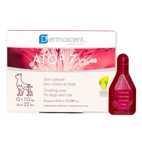 Dermoscent Atop 7 Spot On for Dogs and Cats 0-10 kg