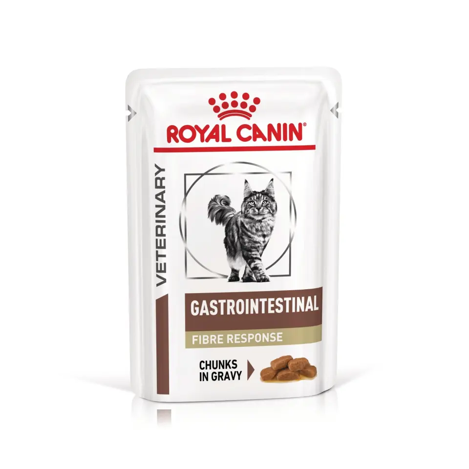 ROYAL CANIN Gastrointestinal Fibre Response, dieta veterinara, plic hrana umeda pisici, sistem digestiv, (in sos), 85 g