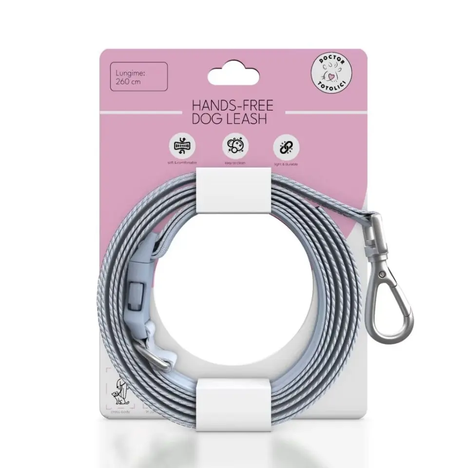 Lesa Hands-free ultra-usoara din policoton Doctor Totolici, culoare Baby Blue