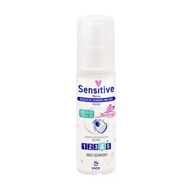 Spray anti capuse, tantari si muste negre (de la 6 luni), VACO Sensitive, 80 ml