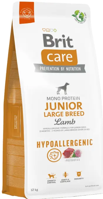 Brit Care Dog Hypoallergenic Junior Large Breed Miel - 3-kg