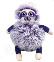 PAIATZE DOG PLUSH PANDA LONG FUR S-24-0123