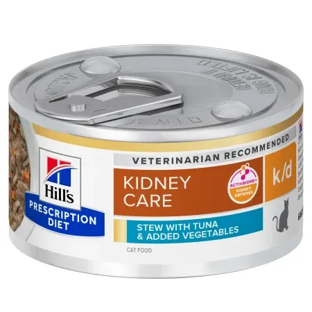 Conserva dietetica pentru pisici Hill s PD Kidney Care K D cu ton 82 gr