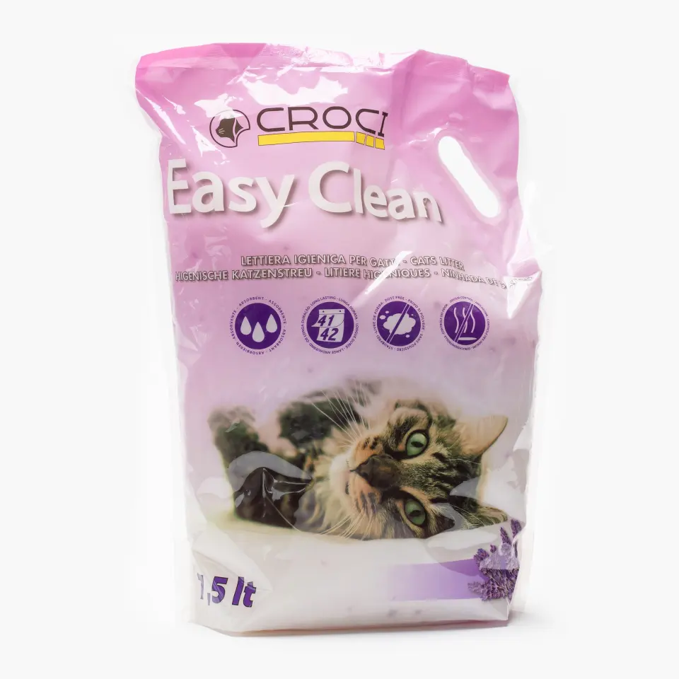 Nisip Silicat Easy Clean Lavanda, 7.5 L