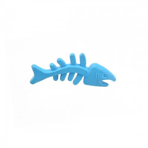 Jucarie Caine Cauciuc dental os peste, 12.5 cm