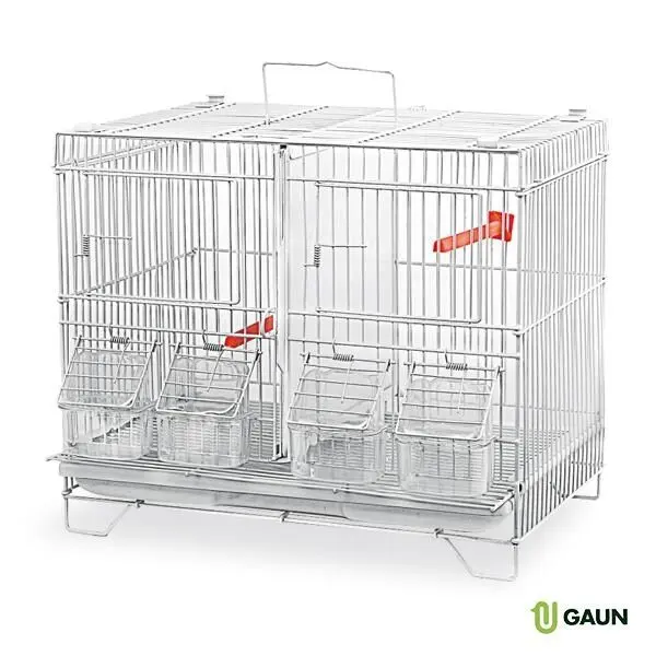 Colivie Gaun pentru Canari cu 2 Compartimente 40x26.5x34 cm