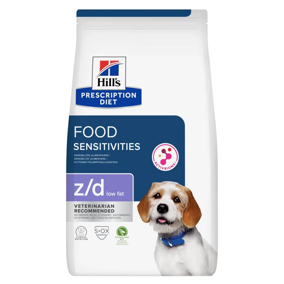 Hrana dietetica pentru caini Hill s PD Food Sensitivities Z D Low Fat 3 kg