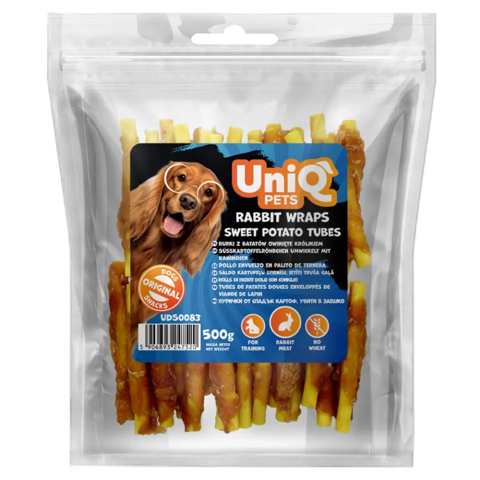 Mini batoane cu carnita iepure Uniq 500 g