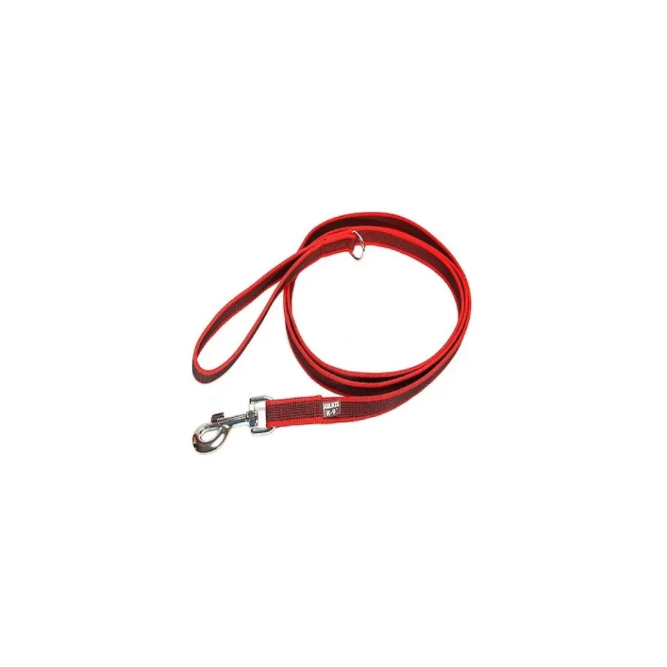 Lesa antiderapanta, albastra, compatibila cu zgarda textila, lungime 120 cm, pentru caini cu greutate de pana la 30 kg