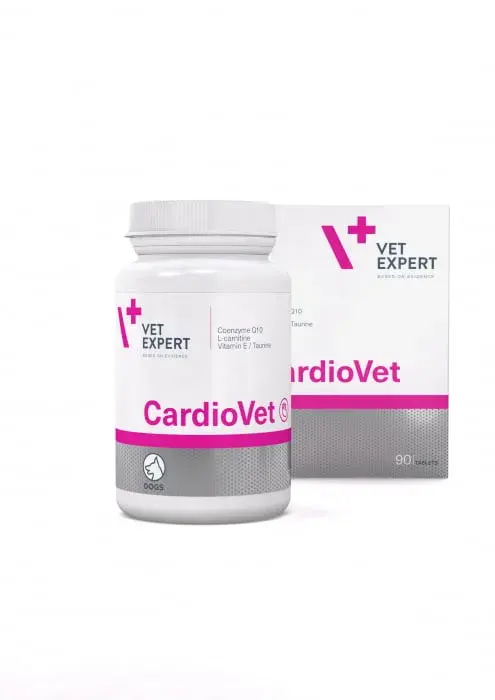 Supliment cardiac pentru caini CardioVet 770 mg - 90 tab flacon