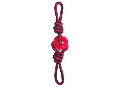 Jucarie pentru caini din sfoara, trio,TWIST M-PETS, 49 cm