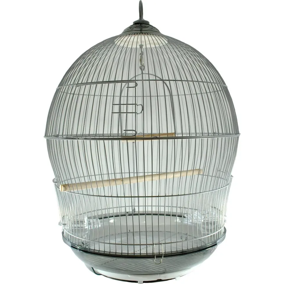 Colivie Pasari Rotunda 370, Gri Silver, 47x70 cm