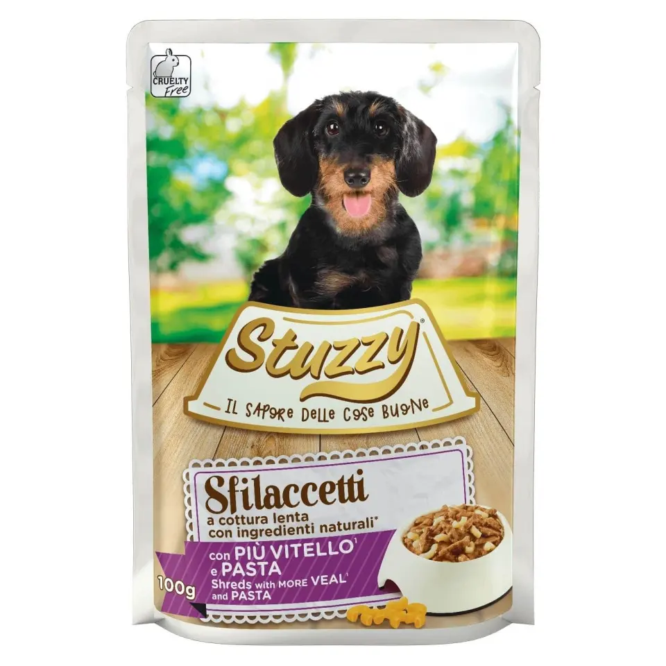 Stuzzy Speciality Dog Vitel si Paste, 100 g