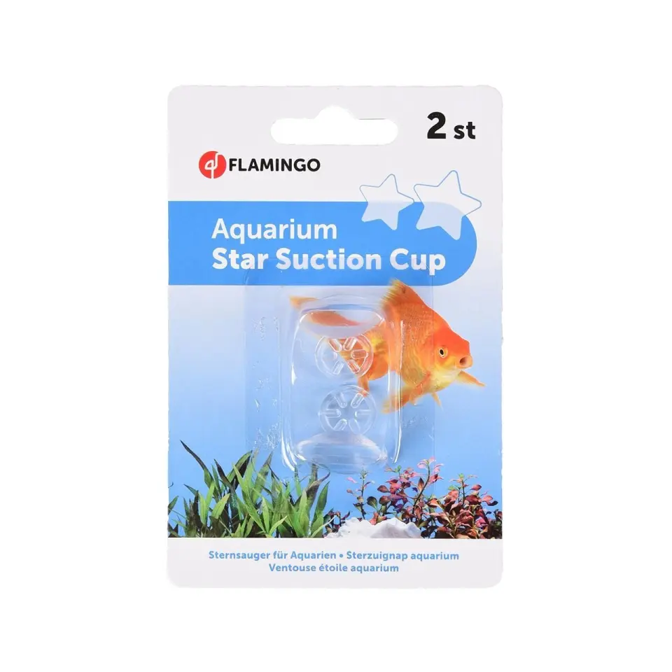 Ventuza Acvariu Stea, Flamingo, S/ 15 mm (2 buc)