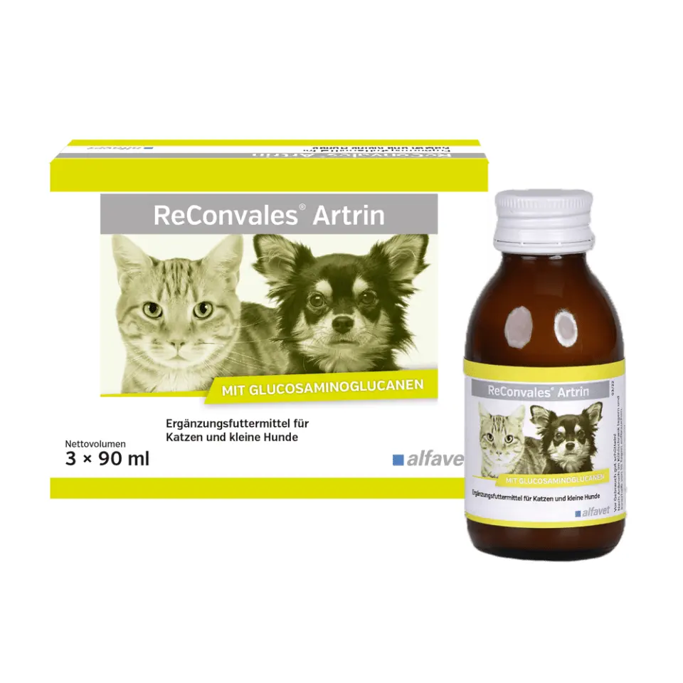 ReConvales Artrin, Supliment articular pentru caini si pisici, 1 X 90 ml