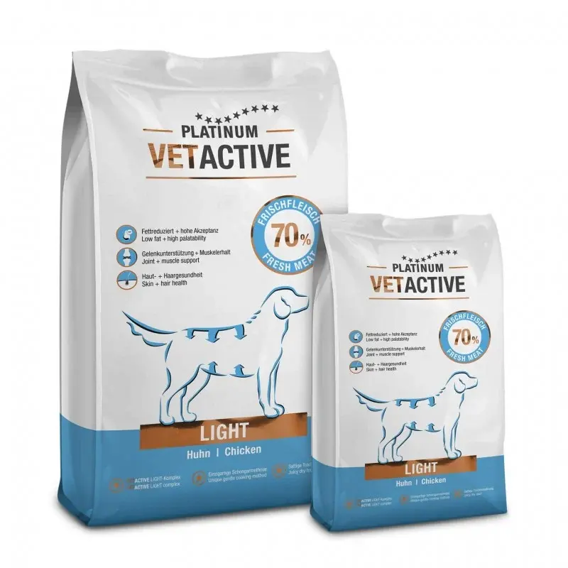 Platinum VetActive Dog Adult, light, hrana uscata pentru caini, cu pui, 5 kg