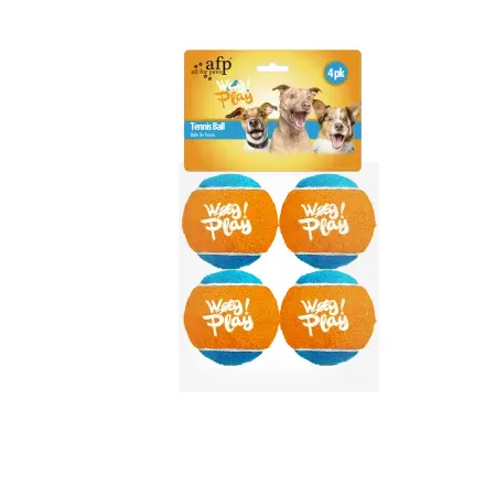All for Paws Tennis Ball Set 4 Mingi pentru Caini