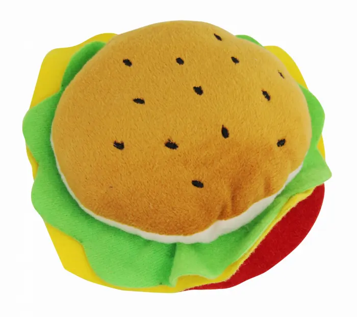 Pawise Jucarie Plus in Forma de Hamburger, 12 cm