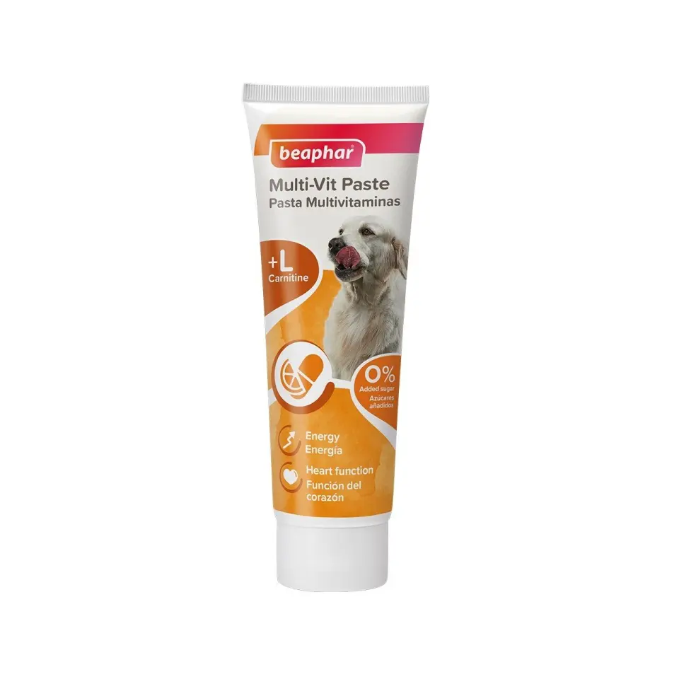 Beaphar Multi-Vit Pasta + L Carnitina pentru Caini, 100 g