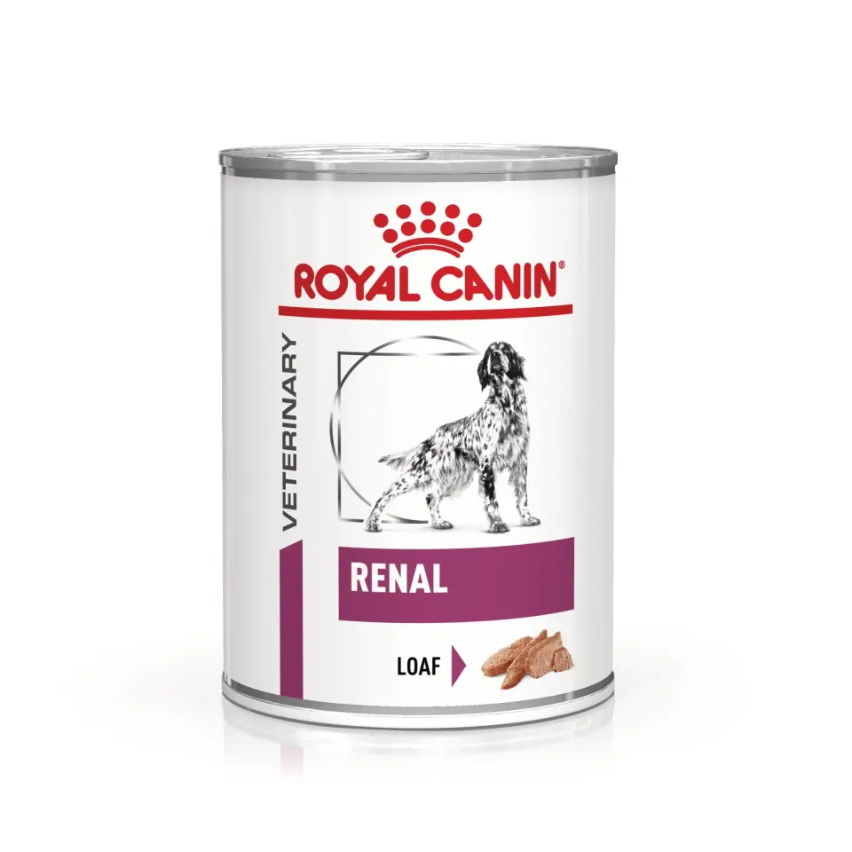 ROYAL CANIN Renal, XS-XL, dieta veterinara, conserva hrana umeda caini, sistem renal, (pate), 410 g