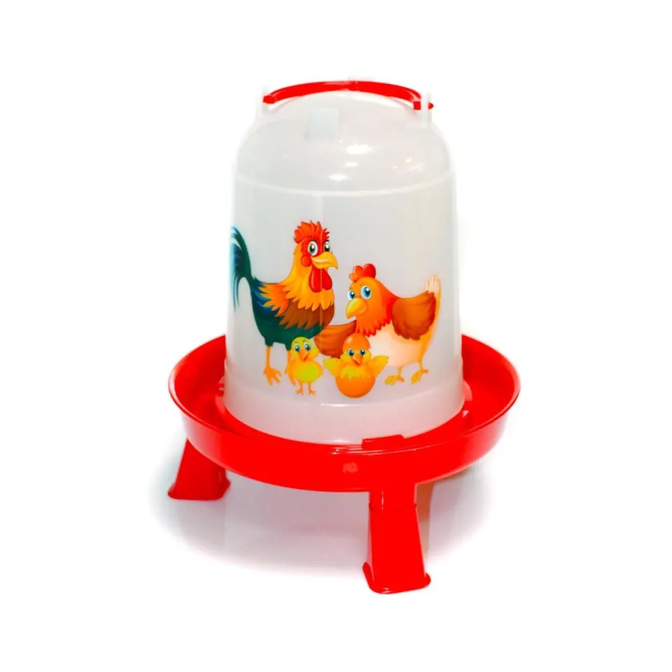 Hranitoare Happy Red Pasari 5 L cu Picioare