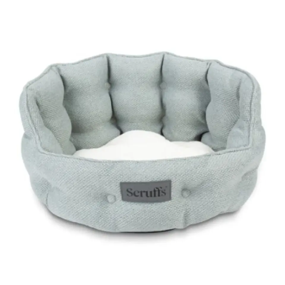 SCRUFFS Seattle Cat Topaz, pat rotund pisici, poliester, gri, ⌀45cm