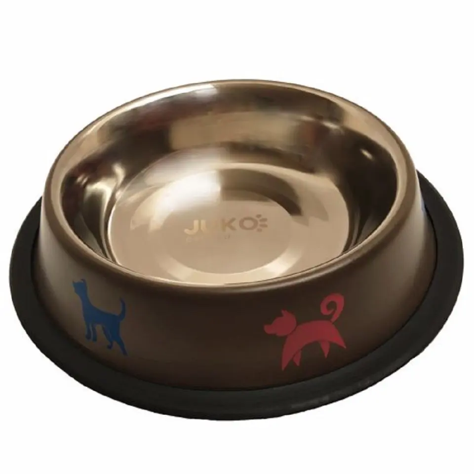 Castron inox antiderapant color 1,55 litri