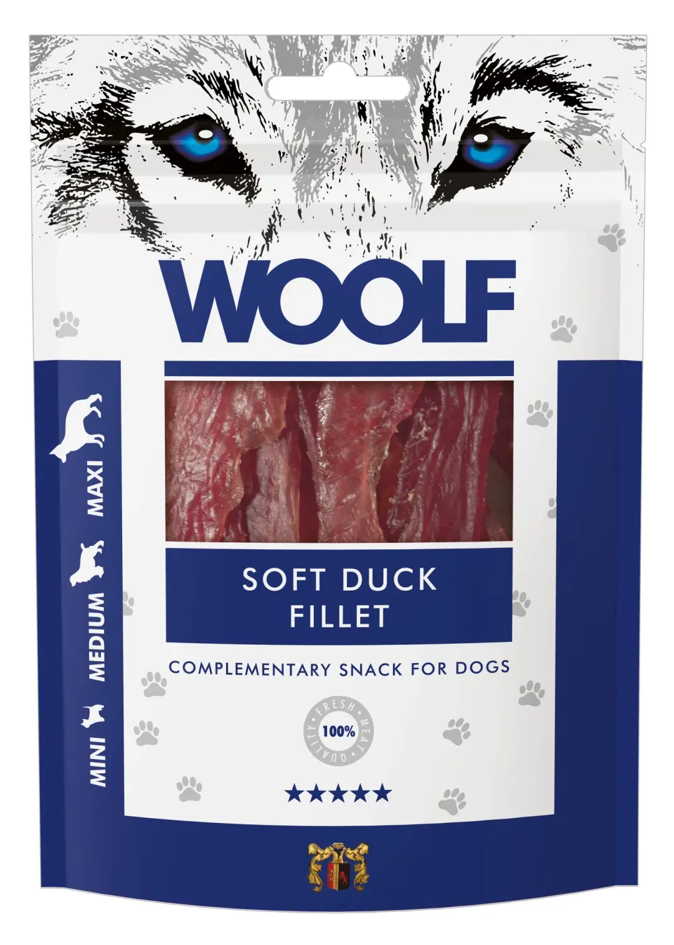 WOOLF DOG SNACKS Soft Duck Fillet 100g