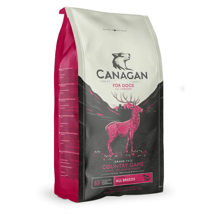 Canagan Dog Grain Free Country Game All Lifestages & Breeds, 2 kg