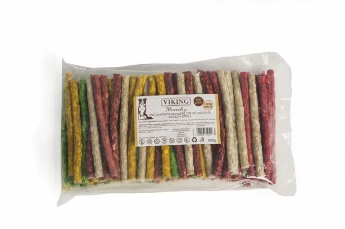 Recompense Viking Munchy Batoane Color, 13 cm/ 100 buc
