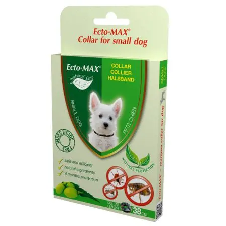 ECTO MAX Zgarda antiparazitara Bio Dog Small 38 cm