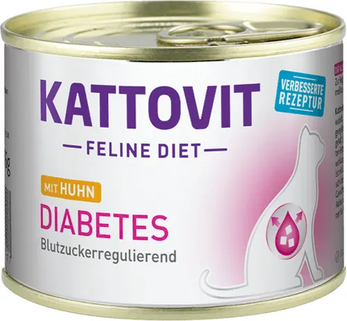 Conserva Kattovit Diabetic, Pui, 185 g