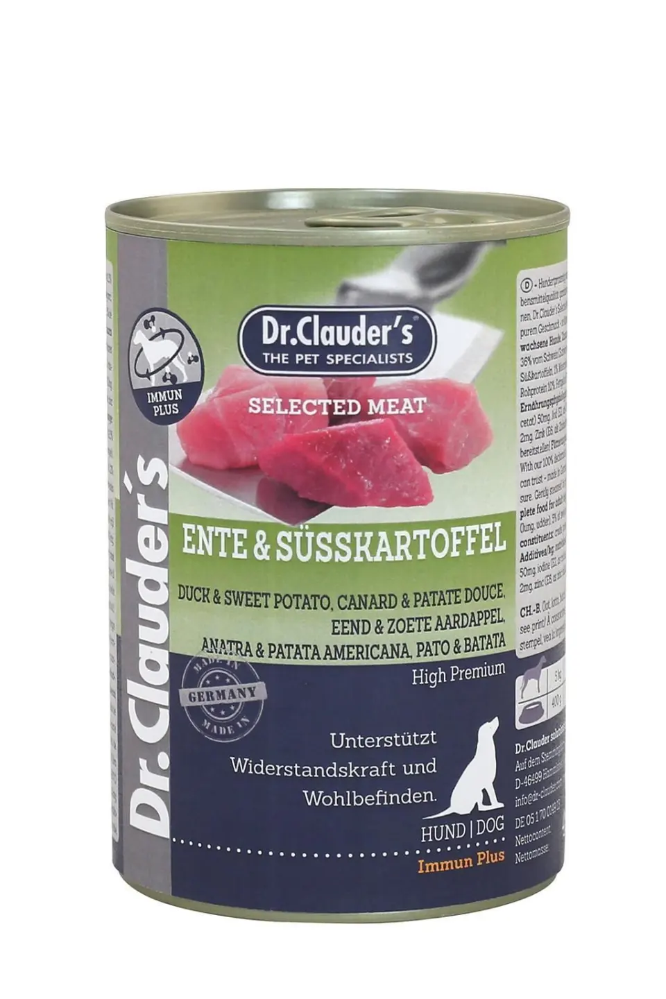Dr. Clauder’s Dog Selected Meat Rata, 400 g