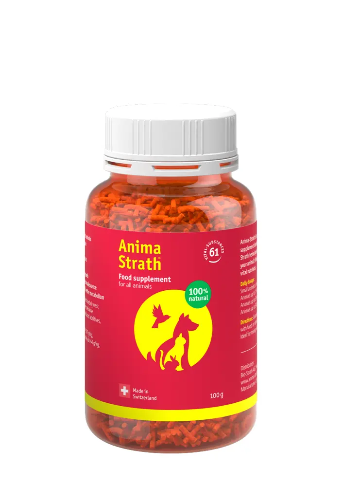 Nutraceutic natural pentru toate animalele Anima-Strath, Granule, 100 g