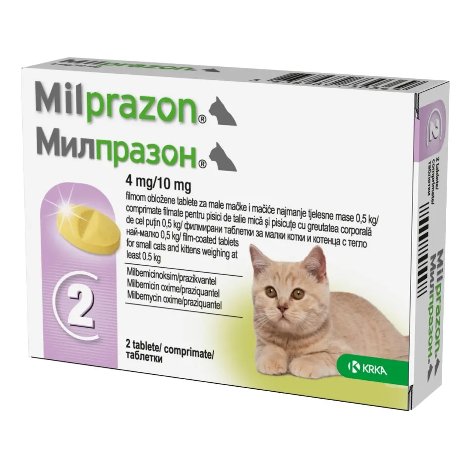Milprazon Pisica, 2 tablete