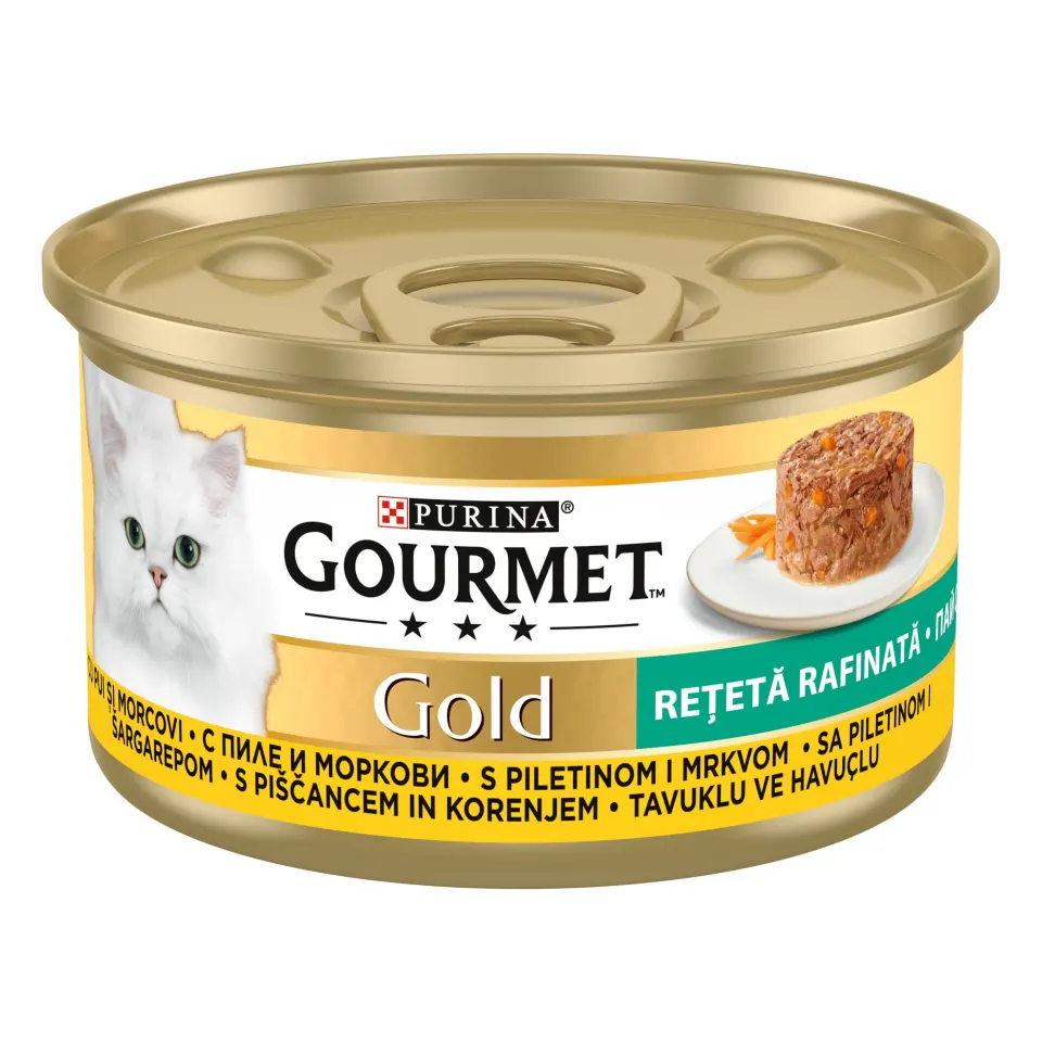 GOURMET GOLD Savoury Cake, Pui si Morcovi, 85 g