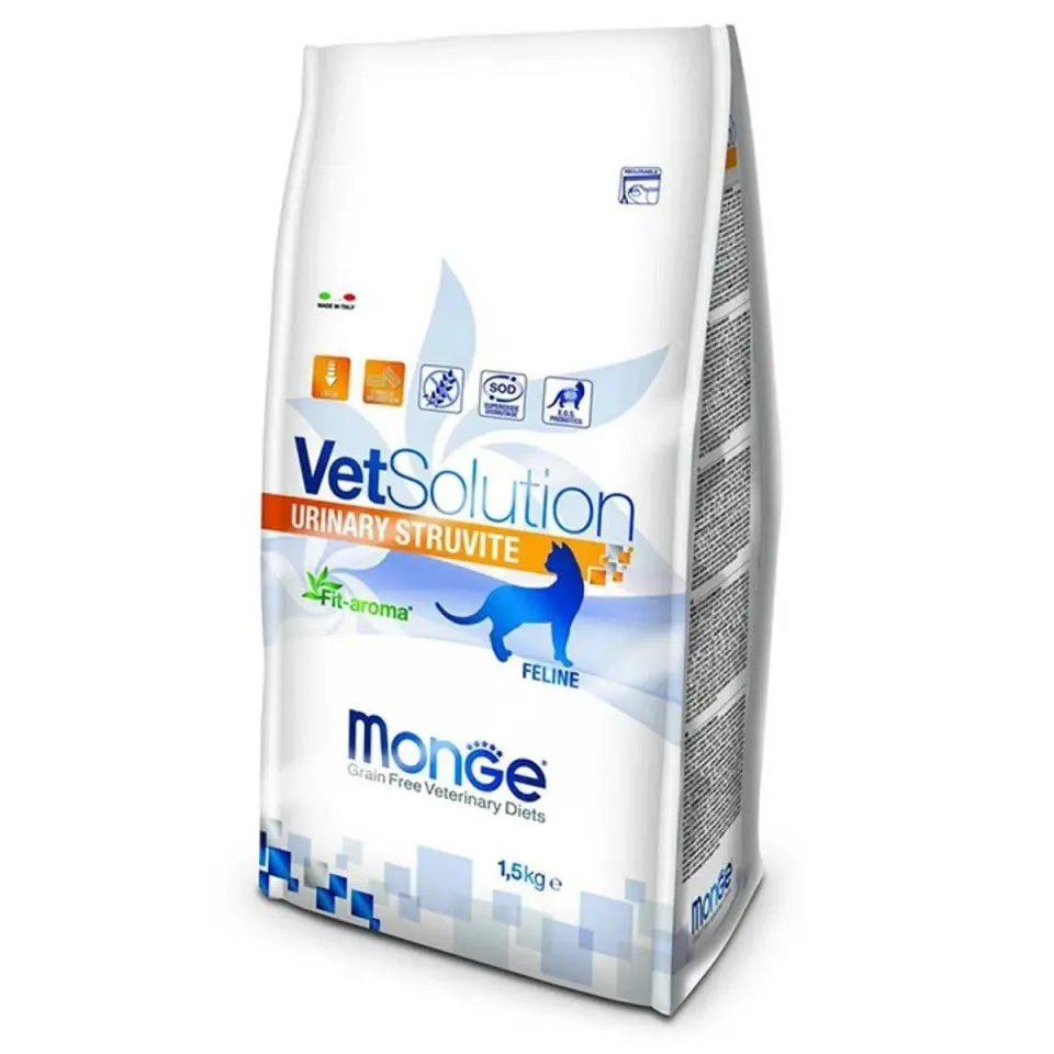 Dieta veterinara pisici, Monge VetSolution Urinary Struvite, 1.5 kg