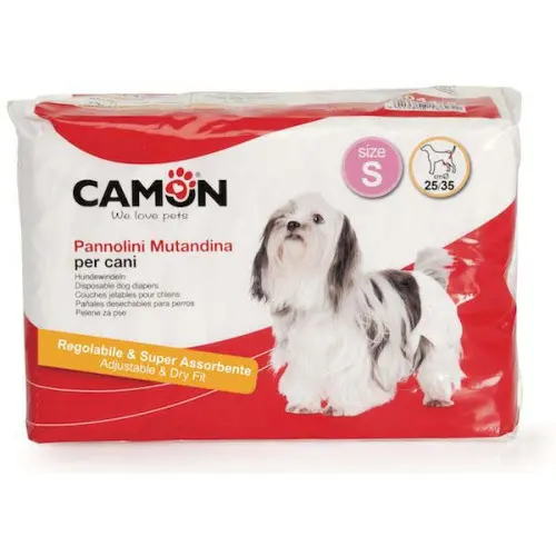 Scutece pentru caini, Camon, 25 x 35 cm, 12 bucati