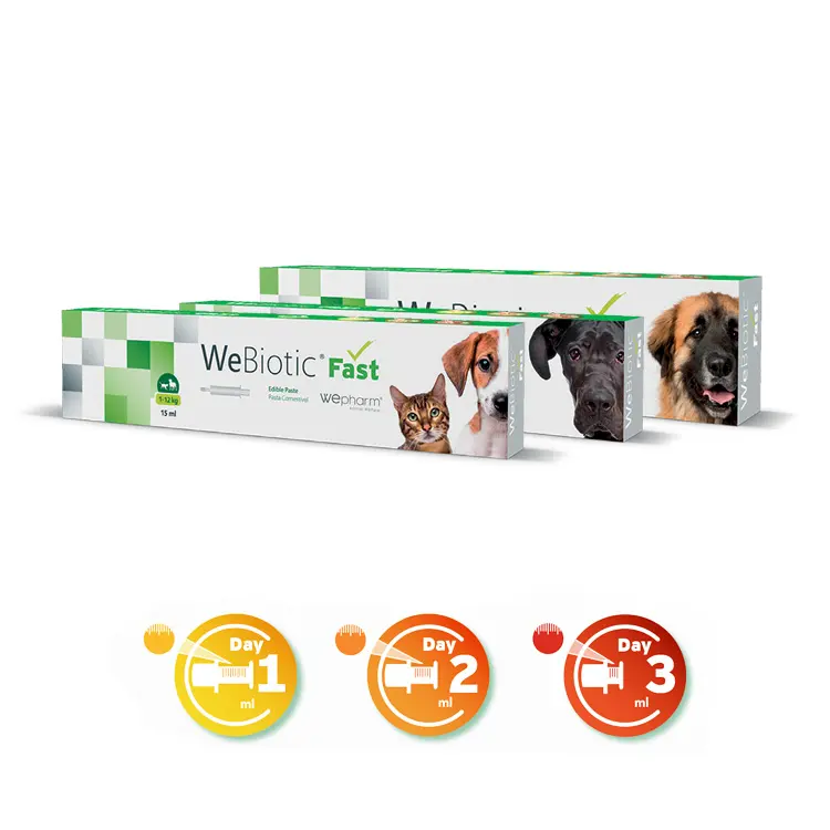 WeBiotic Rapid, Supliment Pentru Caini si Pisici, 15 ml