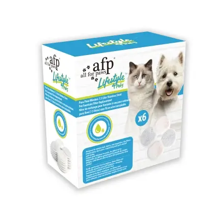 All for Paws Filtre de Rezerva pentru Fantana Pure Flow Set 6 Buc