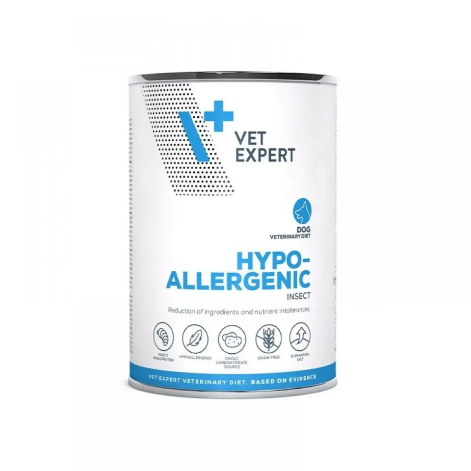 4T Dieta Veterinara, Hypoallergenic, Dog, Insect, 375 g