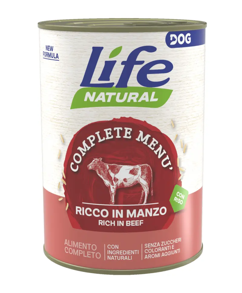 Hrana Umeda Caini, Life Dog Nutrition Plus, Vita, 400 g