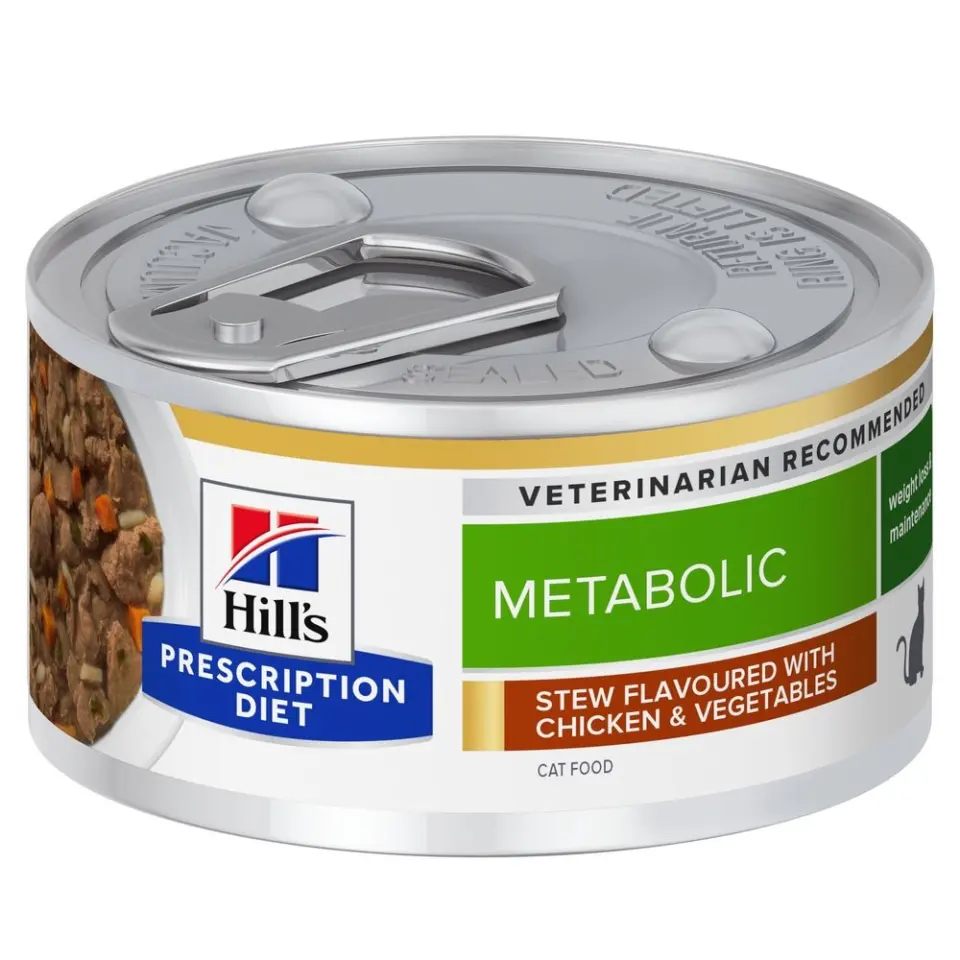 Hill's Prescription Diet Feline Metabolic Chicken and Vegetable Stew, 82 g